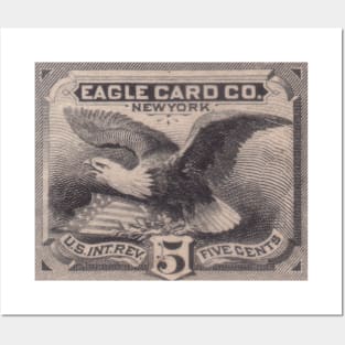 Eagle Card Company Internal Revenue Tax Stamp Posters and Art